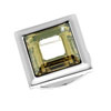 prsten ze SWAROVSKI ELEMENTS guad 14mm v barvě gold.shadow c.v.si plastový box