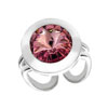 prsten ze SWAROVSKI ELEMENTS rivoli 12mm v barv light rose plastov box