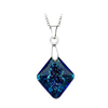 pvek ze SWAROVSKI ELEMENTS rostouc krystal 26mm crystal bermuda blue