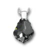 přívěsek ze SWAROVSKI ELEMENTS pendle 22mm crystal black diamond Ag 925/1000