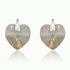 nunice ze SWAROVSKI ELEMENTS srdce 10,3mm visac crystal golden shadow Ag 925/1000 krabika