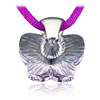přívěsek ze SWAROVSKI ELEMENTS motýl 18mm violet hedvábí Ag 925/1000