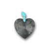 pvsek ze SWAROVSKI ELEMENTS srdce 40mm crystal ke turquoise