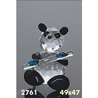 Sklenn kilov figurka panda