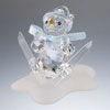 Křišťálová figurka Preciosa sedící sněhulák