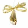 ornament se SWAROVSKI ELEMENTS polygon 50mm v barvě golden shadow