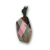 přívěsek ze SWAROVSKI ELEMENTS avant-garde 40mm crystal copper kůže