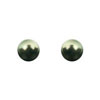 naušnice ze SWAROVSKI ELEMENTS perla 8mm černá Ag 925/1000 krabička