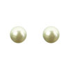 naušnice ze SWAROVSKI ELEMENTS perla 6mm bílá Ag 925/1000 krabička