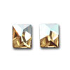náušnice ze SWAROVSKI ELEMENTS Cosmic 10mm crystal golden shadow krabička