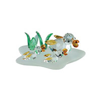 Křišťálová figurka Preciosa kačenky na vodě