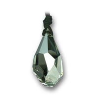Pvsek ze SWAROVSKI ELEMENTS polygon drop 50mm crystal silver shade ke